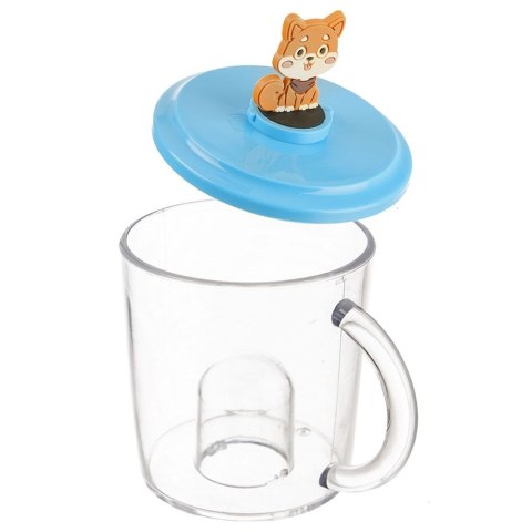 Kubek z pokrywką figurką dla dziecka dzieci pies 240 ml ORION 129456
