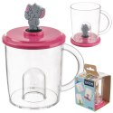 Kubek z pokrywką figurką dla dziecka dzieci słoń 240 ml ORION 129457