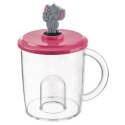 Kubek z pokrywką figurką dla dziecka dzieci słoń 240 ml ORION 129457