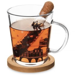 Kubek z zaparzaczem szklany 400 ml 3 ele. ORION 128884