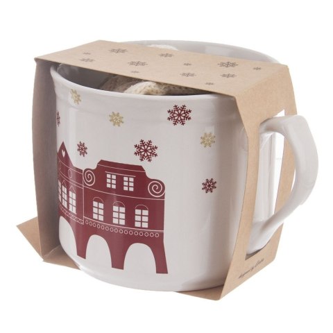 Kubek ze skarpetkami ceramiczny duży 500 ml 2 ele. ORION 128828