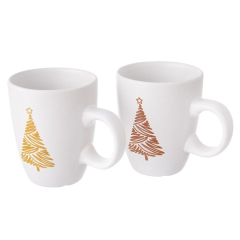 Kubki ceramiczne do kawy herbaty 140 ml zestaw kubków 2 sztuki ORION 128818