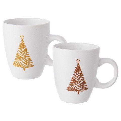 Kubki ceramiczne do kawy herbaty 140 ml zestaw kubków 2 sztuki ORION 128818