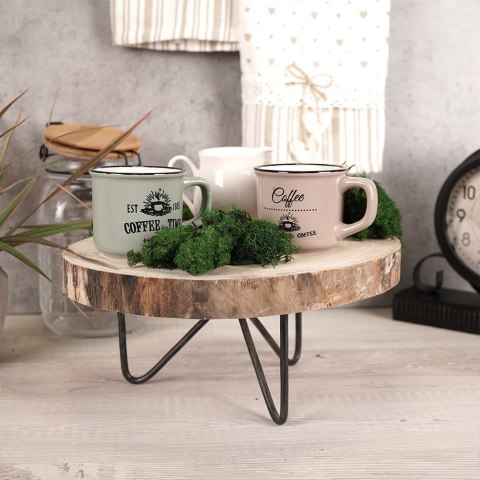 Kubki ceramiczne do kawy herbaty 160 ml zestaw kubków 3 sztuki SIAKI COLLECTION 139109