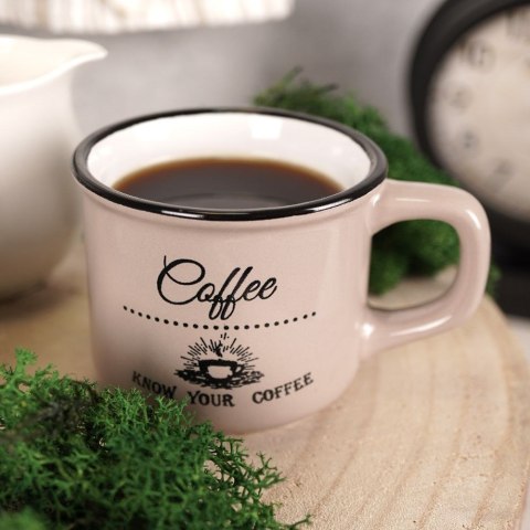 Kubki ceramiczne do kawy herbaty 160 ml zestaw kubków 3 sztuki SIAKI COLLECTION 139109