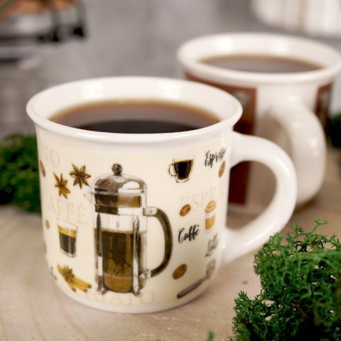 Kubki ceramiczne do kawy herbaty 160 ml zestaw kubków 3 sztuki SIAKI COLLECTION 139111