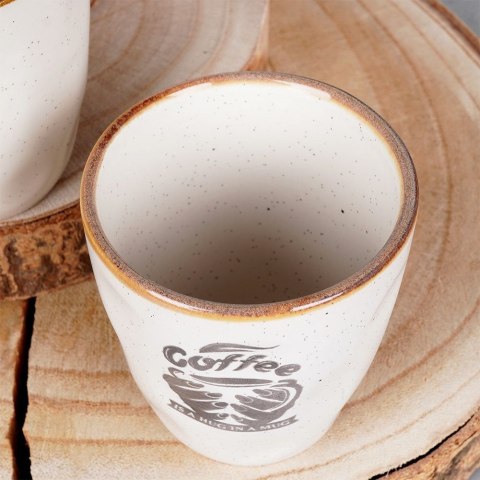 Kubki ceramiczne do kawy herbaty 160 ml zestaw kubków 4 sztuki EXCELLENT HOUSEWARE 139358