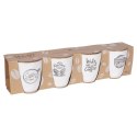 Kubki ceramiczne do kawy herbaty 160 ml zestaw kubków 4 sztuki EXCELLENT HOUSEWARE 139358