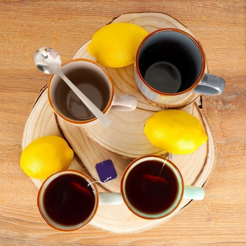 Kubki ceramiczne do kawy herbaty 270 ml zestaw kubków 4 sztuki SIAKI COLLECTION 139117