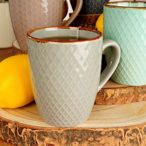 Kubki ceramiczne do kawy herbaty 270 ml zestaw kubków 4 sztuki SIAKI COLLECTION 139117