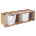 Kubki ceramiczne do kawy herbaty SERCE 200 ml zestaw kubków 2 sztuki ORION 128863