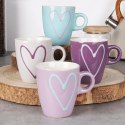 Kubki ceramiczne do kawy herbaty do kawy herbaty 230ml zestaw kubków mix kolorów 4 szt ORION 126967X4