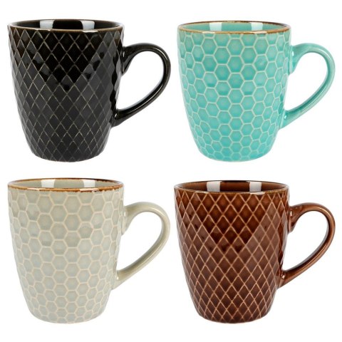 Kubki ceramiczne do kawy herbaty do kawy herbaty 250ml zestaw kubków mix kolorów 4 szt ORION 128812