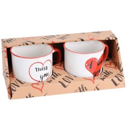 Kubki ceramiczne do kawy herbaty do kawy herbaty 300ml zestaw kubków komplet 2 sztuki SIAKI COLLECTION 124304