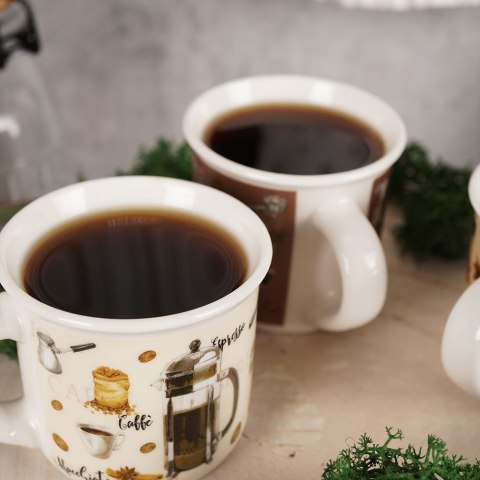 Kubki ceramiczne do kawy herbaty małe 110 ml zestaw kubków 3 sztuki SIAKI COLLECTION 139110