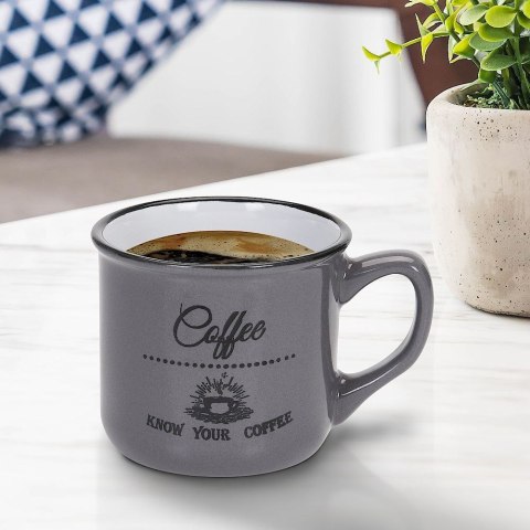 Kubki ceramiczne do kawy herbaty małe mini 90 ml zestaw kubków 3 sztuki SIAKI COLLECTION 139041