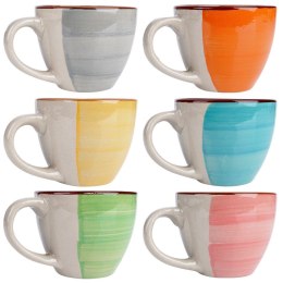 Kubki ceramiczne do kawy herbaty małe mini 90 ml zestaw kubków 6 sztuk EXCELLENT HOUSEWARE 124318