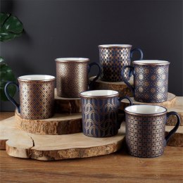 Kubki porcelanowe do kawy herbaty 300 ml zestaw kubków 6 sztuk NAVA 10-172-320