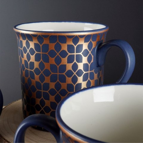 Kubki porcelanowe do kawy herbaty 300 ml zestaw kubków 6 sztuk NAVA 10-172-320