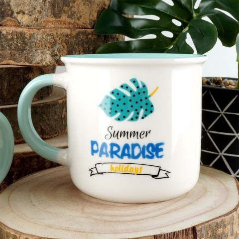 Kubki porcelanowe do kawy herbaty duże 380 ml zestaw kubków 4 sztuki NAVA 10-172-450