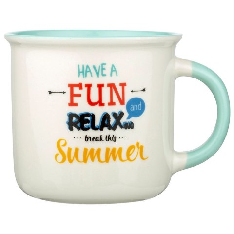 Kubki porcelanowe do kawy herbaty duże 380 ml zestaw kubków 4 sztuki NAVA 10-172-450