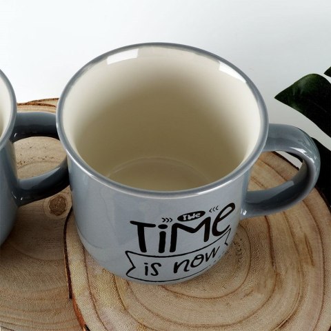 Kubki porcelanowe do kawy herbaty duże 380 ml zestaw kubków 4 sztuki NAVA 10-172-465