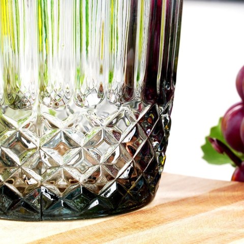 Szklanka do napojów zimnych czarna kolorowa 380ml VILDE 139661