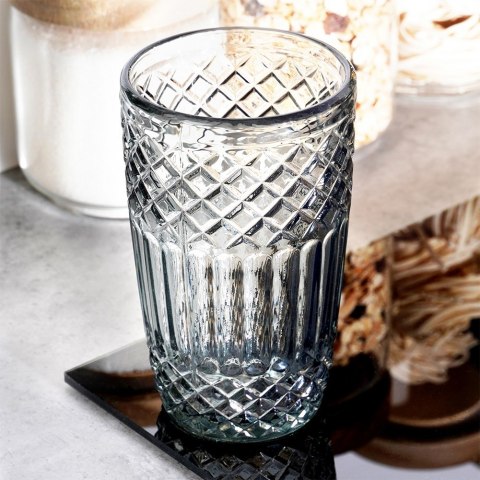 Szklanka do napojów zimnych czarna kolorowa 380ml VILDE 139661