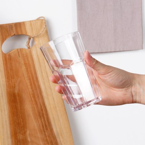 Szklanka plastikowa nietłukąca akrylowa 370ml VILDE 139804