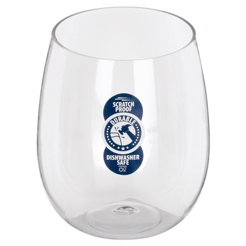 Szklanka plastikowa nietłukąca akrylowa 450ml VILDE 139803