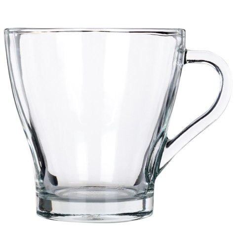 Szklanki do kawy herbaty z uchem 250ml 6 szt zestaw szklanek komplet VILDE 139613
