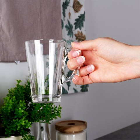 Szklanki do kawy latte macchiato 255ml 6 szt zestaw szklanek komplet VILDE 139614