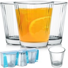 Szklanki do napojów 220ml 3 sztuki zestaw szklanek komplet EXCELLENT HOUSEWARE 139634