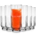 Szklanki do napojów drinków wysokie 380ml 6 sztuk zestaw szklanek ORION 145106