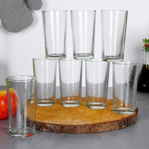 Szklanki do napojów zimnych 230ml zestaw szklanek 8 sztuk EXCELLENT HOUSEWARE 139426