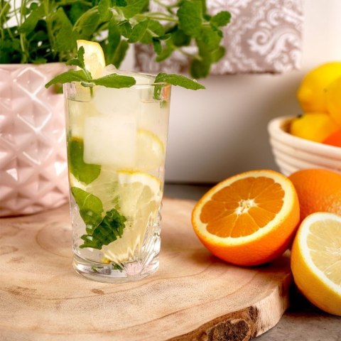 Szklanki do napojów zimnych 260ml 3 szt zestaw szklanek komplet ATMÓS FERA 139124