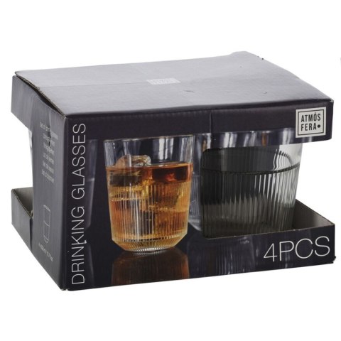 Szklanki do napojów zimnych 270ml 4 szt zestaw szklanek komplet ATMÓS FERA 139101