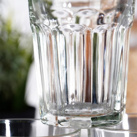 Szklanki do napojów zimnych wysokie 360ml 6 sztuk zestaw szklanek VILDE 139615