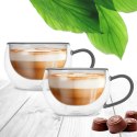 Szklanki termiczne z podwójną ścianką do kawy i herbaty 300ml 2-ele ORION 129492