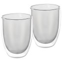 Szklanki termiczne z podwójną ścianką do kawy latte 370ml 2 sztuki ORION 124378