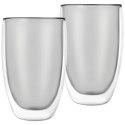 Szklanki termiczne z podwójną ścianką do kawy latte 460ml 2 sztuki ORION 124379