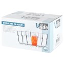 Szklanki wysokie do drinków 325ml 6 sztuk zestaw szklanek komplet VILDE 139616