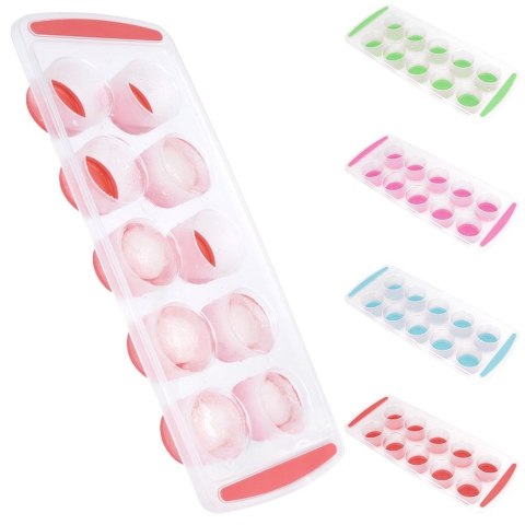 Foremka forma do kostek lodu silikonowa pojemnik na lód duże kostki mix EXCELLENT HOUSEWARE 259145