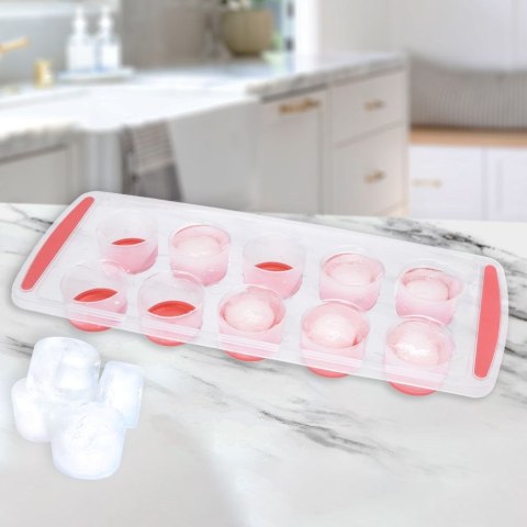 Foremka forma do kostek lodu silikonowa pojemnik na lód duże kostki mix EXCELLENT HOUSEWARE 259145