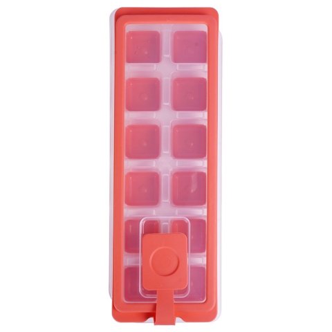 Forma 12 do kostek lodu silikonowa z pokrywką pojemnik foremka na lód EXCELLENT HOUSEWARE 259229