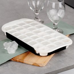Forma do kostek lodu silikonowa z tacką pojemnik na lód kostki 33x18cm EXCELLENT HOUSEWARE 259091