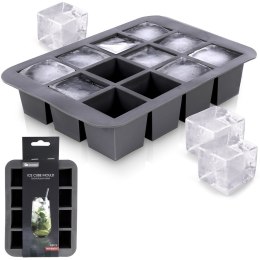Forma foremka do 12 kostek lodu silikonowa pojemnik na lód duże kostki EXCELLENT HOUSEWARE 259655