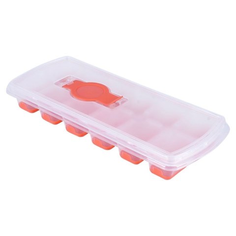 Forma foremka do 12 kostek lodu z pokrywką pojemnik na lód kostki VILDE 259297