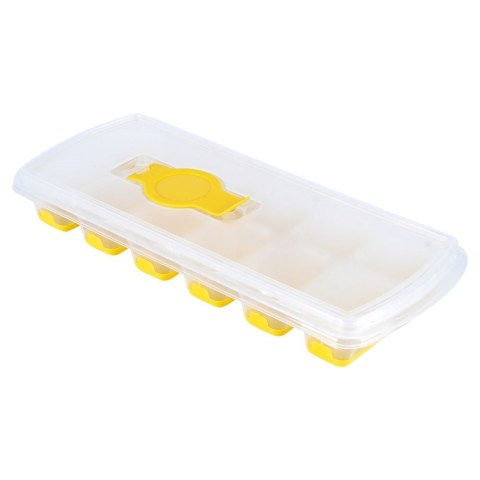 Forma foremka do 12 kostek lodu z pokrywką pojemnik na lód kostki VILDE 259297