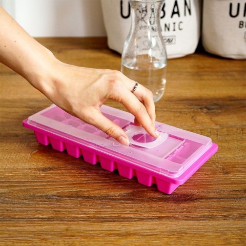 Forma foremka do 16 kostek lodu silikonowa pojemnik na lód kostki mix EXCELLENT HOUSEWARE 259172